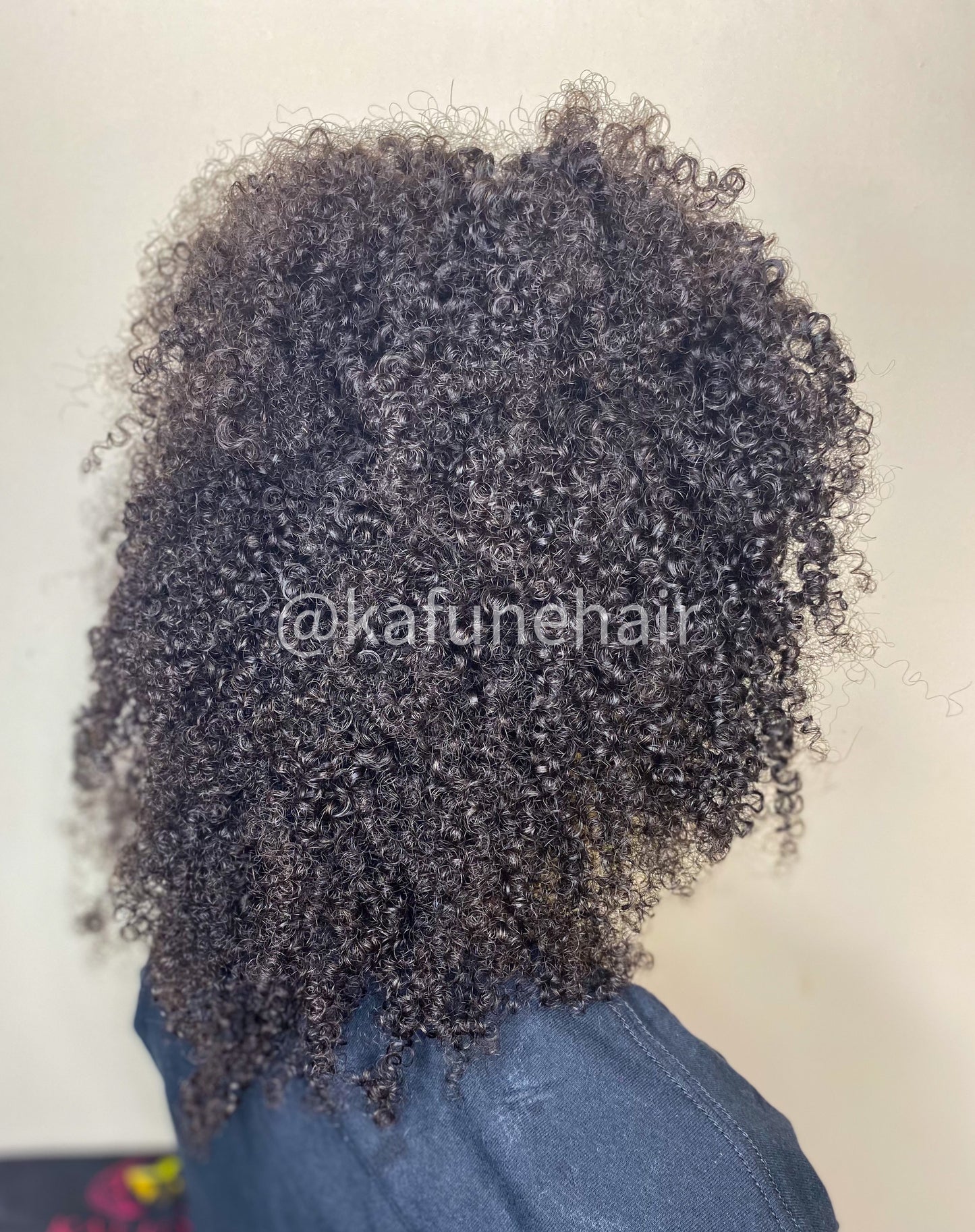 Kinky Curly Head Band Wig - Kafuné hair (Growing Upscale Hair LLC)