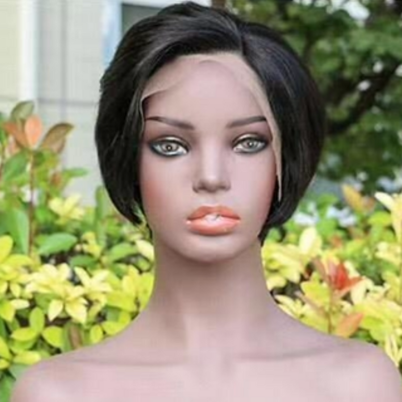 8" Pixie Styled Straight Lace Front wig - Available Next Business Day Shipping - Kafuné hair (Growing Upscale Hair LLC)