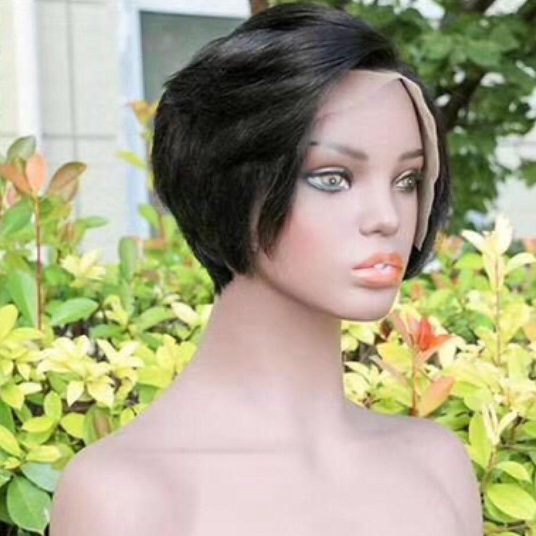 8" Pixie Styled Straight Lace Front wig - Available Next Business Day Shipping - Kafuné hair (Growing Upscale Hair LLC)