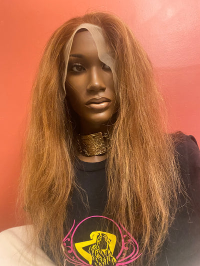 LIVE 8252022 Custom Colored Highlighted 14" Nisha Full Lace Wig Medium Cap Size - Kafuné hair (Growing Upscale Hair LLC)