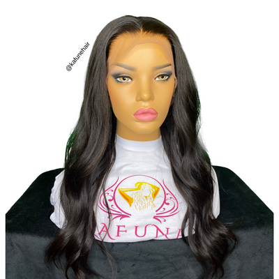 16' Natural Straight Lace Front Wig - Next Day Shipping - Kafuné hair (Growing Upscale Hair LLC)