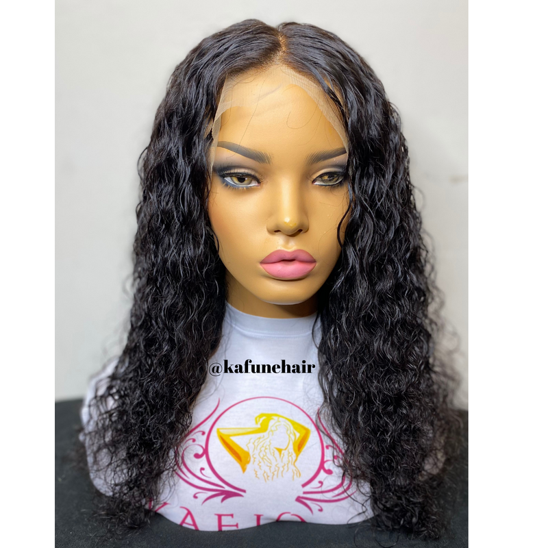 18" Deep Curly Lace Front Wig - Next Day Shipping - Kafuné hair (Growing Upscale Hair LLC)