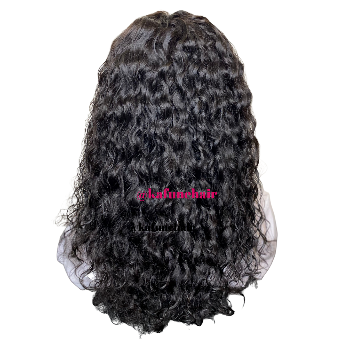 18" Deep Curly Closure Lace Wig - Next Day Shipping Available - Kafuné hair (Growing Upscale Hair LLC)