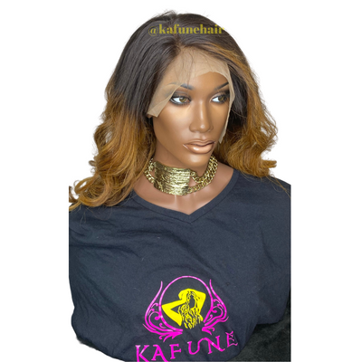 Custom Colored Straight Lace Front Wig Next Day Delivery Available - Kafuné hair (Growing Upscale Hair LLC)