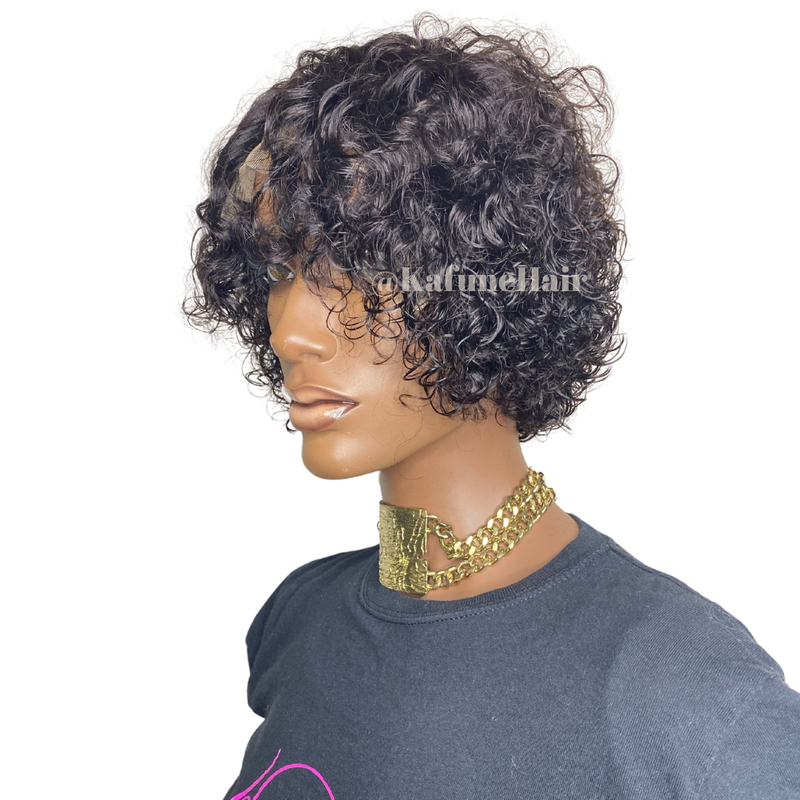 6" Pixie Curly Closure wig (newbie wig) - Available Next Business Day Shipping - Kafuné hair (Growing Upscale Hair LLC)