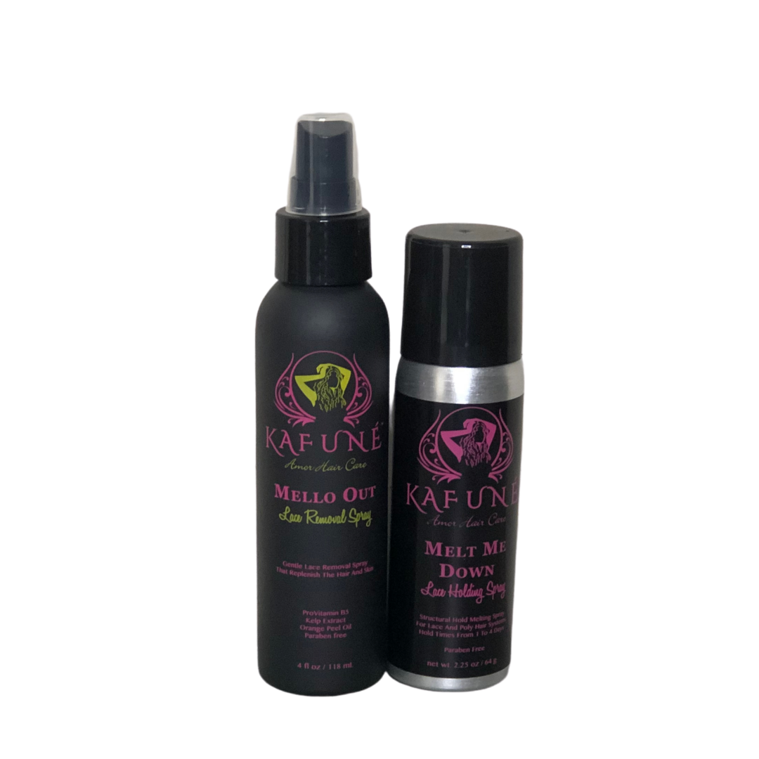 Melt me down & Mello Out Spray Duo Set small size - Kafuné hair (Growing Upscale Hair LLC)